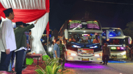 Pemberangkatan jemaah haji Kabupaten Sumenep tahun 2026 (Foto: Istimewa)