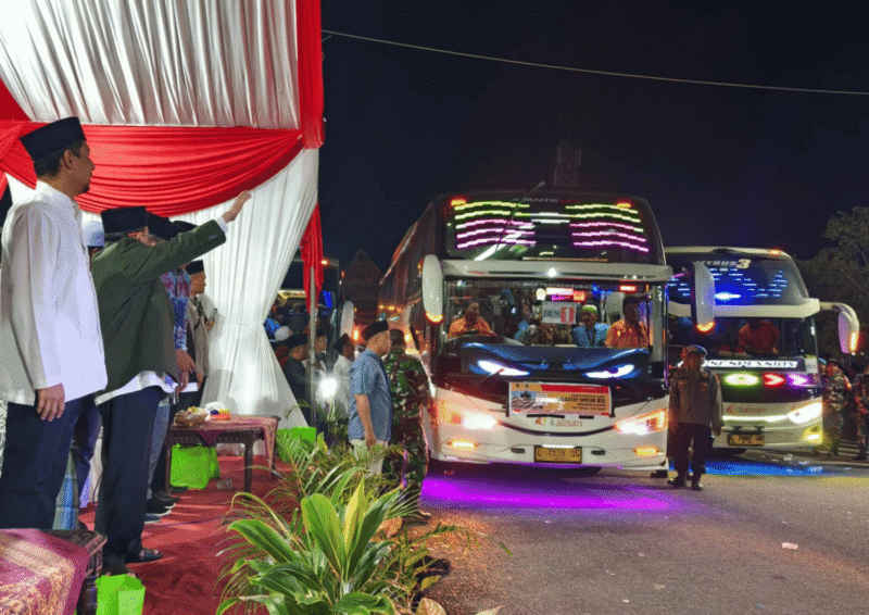 Pemberangkatan jemaah haji Kabupaten Sumenep tahun 2026 (Foto: Istimewa)