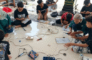 UNY Latih Anak-anak Gedongkiwo Ubah Sampah Plastik Menjadi Wayang Edukatif (for NOLESA.COM)