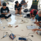 UNY Latih Anak-anak Gedongkiwo Ubah Sampah Plastik Menjadi Wayang Edukatif (for NOLESA.COM)