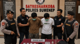 Enam Poket Sabu Disita, Dua Pemuda Diciduk Satresnarkoba Sumenep