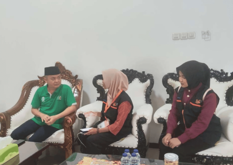 Wakil Bupati Bangkalan, Moh Fauzan Ja'far, menerima kunjungan petugas Sensus Ekonomi (SE) 2026 (Foto: Istimewa)