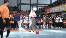 Novita Hardini hadiri UPRINTIS Futsal League 2026 (Foto: Istimewa)