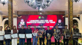 Pemerintah Kabupaten Sumenep, Madura, Jawa Timur melauching logo Hari Jadi Kabupaten Sumenep ke-758