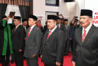 Pelantikan empat Pejabat Pimpinan Tinggi (PPT) Pratama di Lingkungan Pemkab Sumenep (Foto: Istimewa)