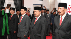 Pelantikan empat Pejabat Pimpinan Tinggi (PPT) Pratama di Lingkungan Pemkab Sumenep (Foto: Istimewa)