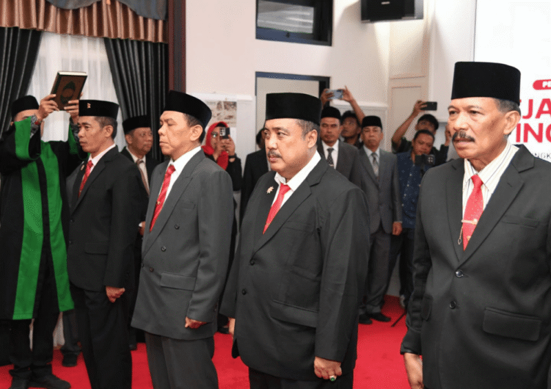 Pelantikan empat Pejabat Pimpinan Tinggi (PPT) Pratama di Lingkungan Pemkab Sumenep (Foto: Istimewa)