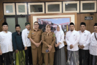 Direktur RSUD dr. H. Moh. Anwar Sumenep, dr. Erliyati, menerima kunjungan pengurus LKNU di rumah sakit setempat, Selasa, 23/6/2026 (Foto: Istimewa)