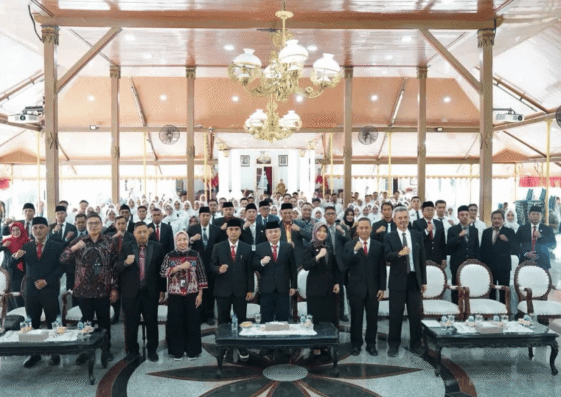 Penutupan Pelatihan Dasar (Latsar) Calon Pegawai Negeri Sipil (CPNS) Golongan II dan III Tahun 2026 di lingkungan Pemkab Bangkalan (Foto: Istimewa)