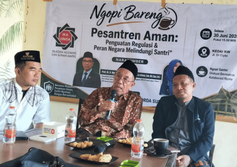 Ngopi Bareng IKA UINSA Sumenep, Dorong Kebijakan Berpihak pada Pesantren (Foto: Istimewa)