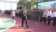 Upacara Hari Bhayangkara ke-80 di Polres Sumenep Berlangsung Khidmat (Foto: NOLESA.COM)