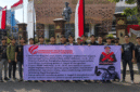 Gerakan Mahasiswa Pemuda Peduli Madura menggelar aksi demonstrasi di depan Mabes Polri atau Baharkam pada Senin, 20/7/2026 (for NOLESA.COM)
