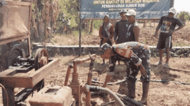 TNI AD Tembus Pulau Raas, Sumur Bor Jadi Harapan Baru Warga Karang Nangka (Foto: Istimewa)