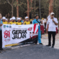 Camat Gapura, Kamiluddin melepas lomba gerak jalan antar pelajar, Rabu, 19/8/2026 (Foto: Istimewa)