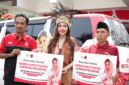 Kado HUT ke-81 RI, Novita Hardini Hadiahkan Dua Ambulans Gratis untuk Warga Trenggalek (Foto: Istimewa)