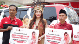Kado HUT ke-81 RI, Novita Hardini Hadiahkan Dua Ambulans Gratis untuk Warga Trenggalek (Foto: Istimewa)