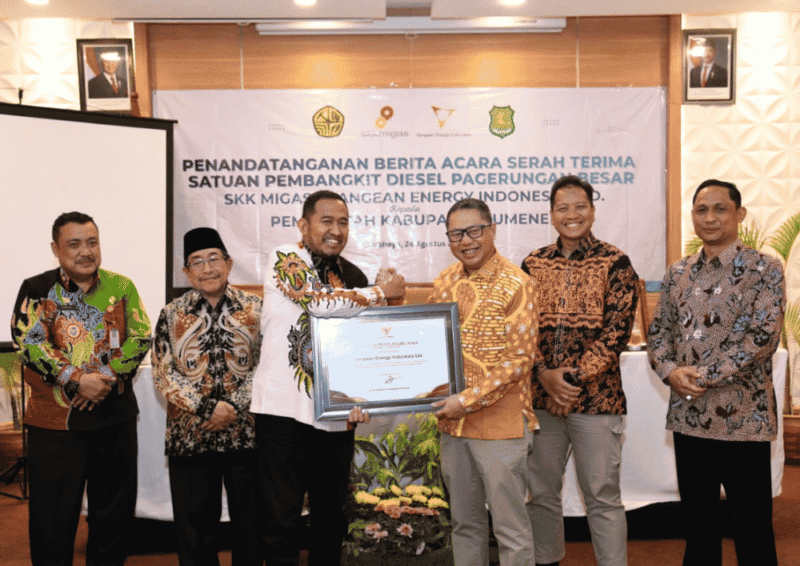SKK Migas-KEI Raih Penghargaan Bupati Sumenep atas Program Peningkatan Kompetensi Guru (for NOLESA.COM)