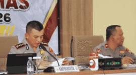 Polresta Sumenep menggelar Analisa dan Evaluasi (Anev) Kamtibmas periode Agustus 2026 (for NOLESA.COM)