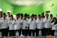 Kepala Kemenag Sumenep, KH. Abdul Wasid, saat membuka Rakor ke-XIII Pokjawas PAI (Foto: Istimewa)