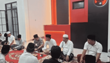 Suasana tahlil untuk Guruh Soekarnoputra di Kantor DPC PDIP Bangkalan (Foto: Istimewa)