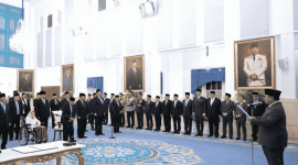 Presiden Prabowo melantik 26 anggota Wantimpres RI di Istana Negara, Jakarta (Foto: IP)