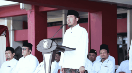 Bupati Fauzi di Apel Hari Santri Nasional (HSN) 2026 (Foto: Istimewa)