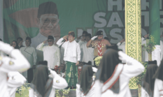 Panglima Santri Nusantara Pimpin Apel HSN Ponpes Dar el Hikmah Riau