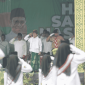 Gus Muhaimin dalam peringatan Hari Santri Nasional (HSN) 2026 di Pondok Pesantren Dar el Hikmah, Pekanbaru, Riau (Foto: Istimewa)