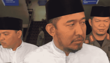Bupati Fauzi saat diwawancarai usai apel HSN 2026 (Foto: NOLESA.COM)